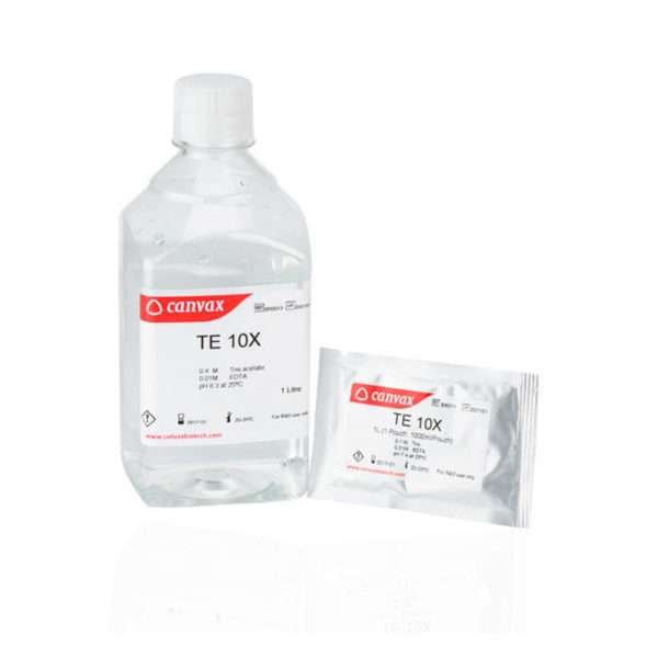 TE Buffer pH 7.4 10x concentrated solution for DNA and RNA protection.