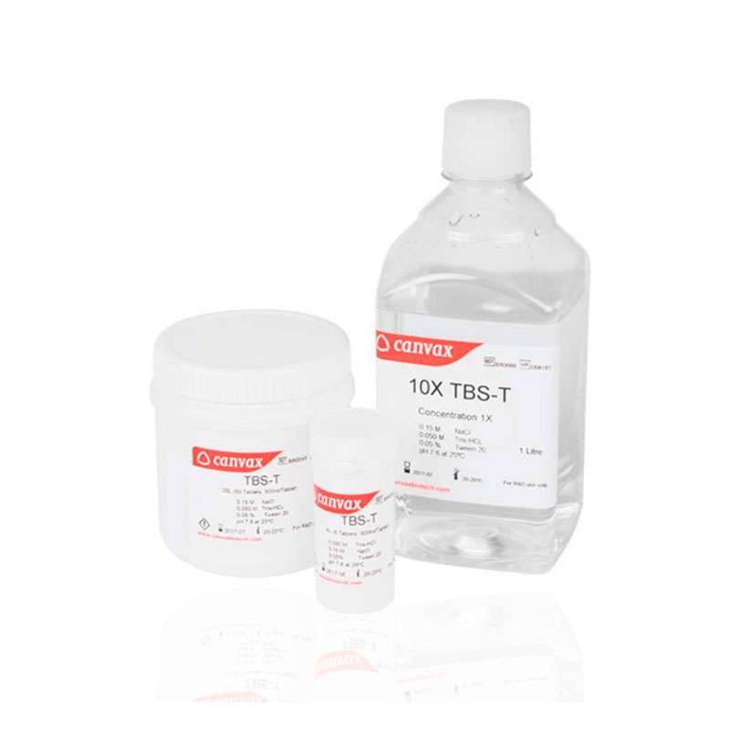 TBS with Tween 20 buffer, TBST, pH 7.4,